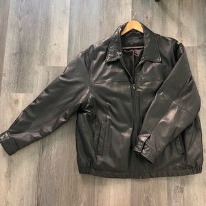 Vintage Savile Row Genuine Leather Mens 2XL Jacket